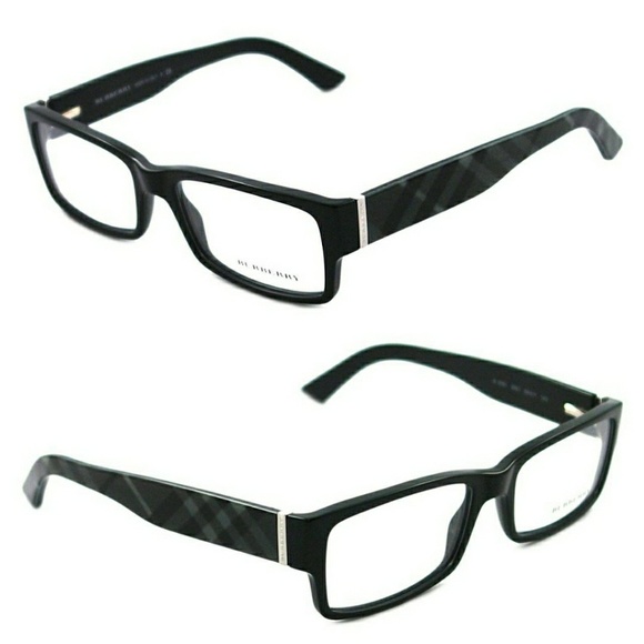 ISO Burberry Eyeglasses BE 2091 SHINY BLACK 3001 B - Picture 2 of 3